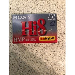 New Sealed Sony 120 MP 8mm Video Cassette